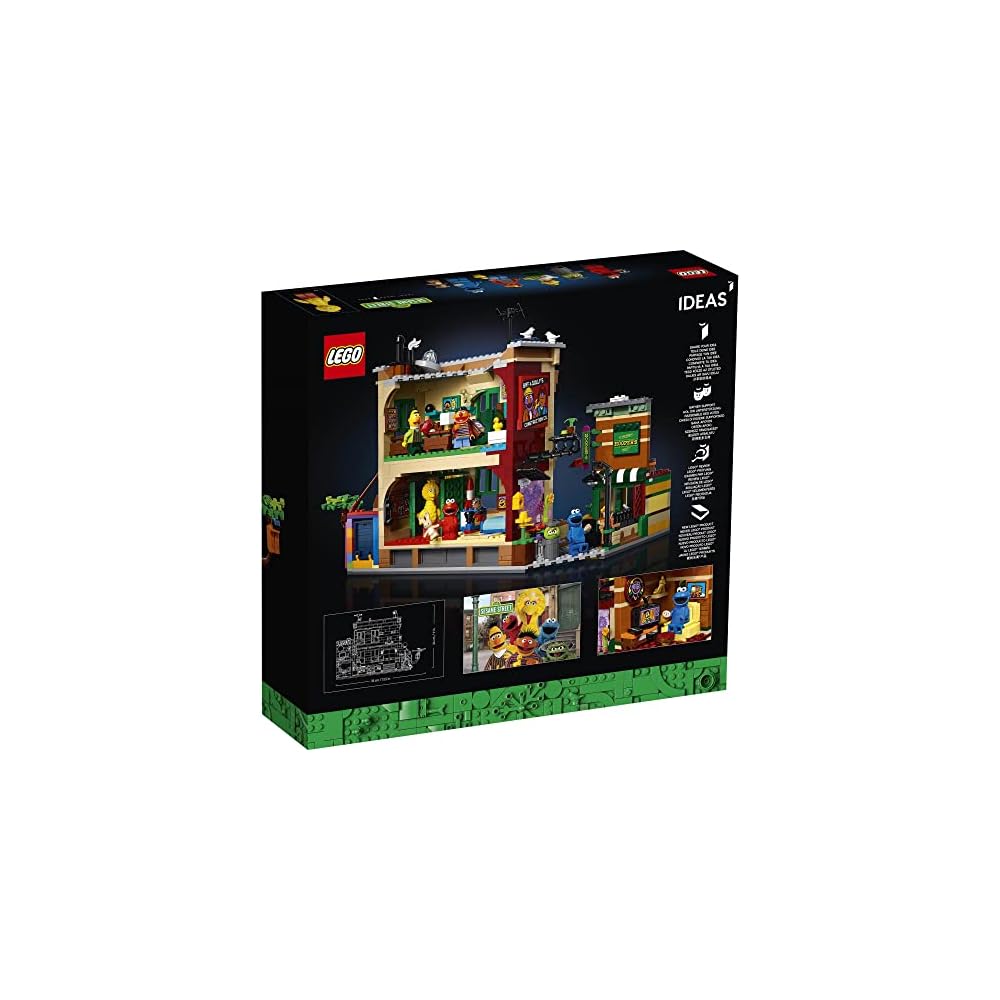 LEGO Ideas Sesame Street 123 Building Set Toy Blocks for Kids and Adults