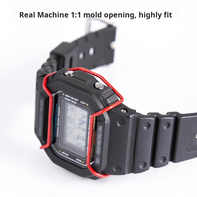 Для часов Casio G-SHOCK бампер блок DW5600 DW5610 AE1200 противоударный защитный кронштейн модифицированные аксессуары для часов из цельной стали