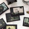 50sheets/book Creative Retro Street View Aesthetic Stickers Cute Mini Stickers Book DIY Scrapbooking Decorative Materials