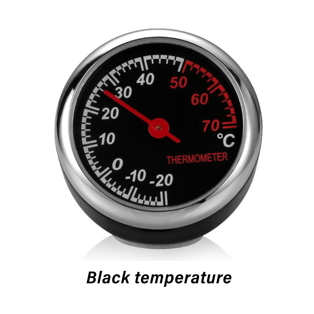 Мини-автомобильные цифровые часы для автомобиля, термометр, гигрометр, измерительные приборы, украшения, часы, наклейка для салона автомобиля