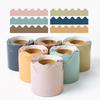 Solid Color Decorative Blackboard and Bulletin Board Border Stickers