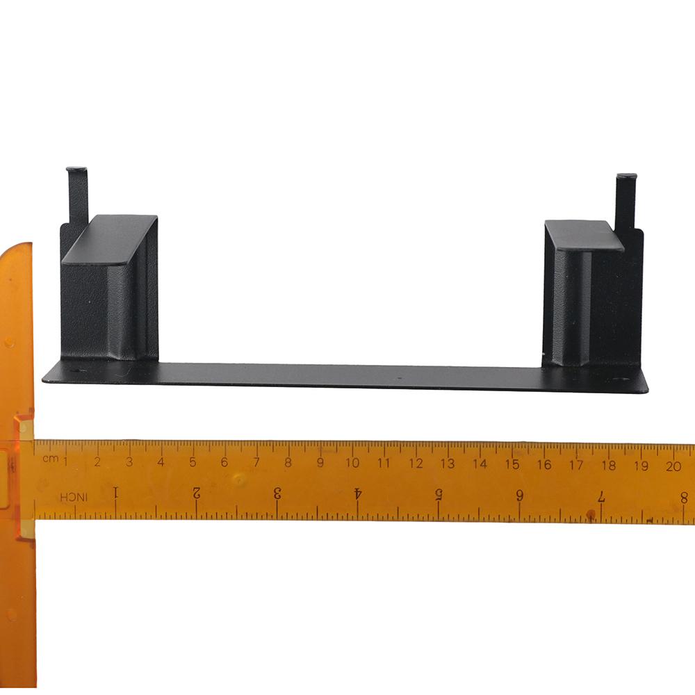 1/2 шт 18,2*6,5 см держатель крышки без проколов черный настенный кухонный стеллаж для кастрюль с крышкой дверца