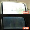 2 шт. 42x38 см DIY наклейки для автомобиля солнцезащитные козырьки защита от солнца оконная крышка черный солнцезащитный козырек из ПВХ боковое окно щиток с небольшими отверстиями