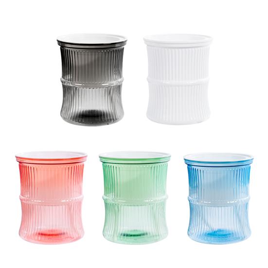 Самополивающийся кашпо для цветов с резервуаром, дренажными отверстиями, прозрачным бамбуковым дизайном, горшок для растений для африканской фиалки, суккулентов