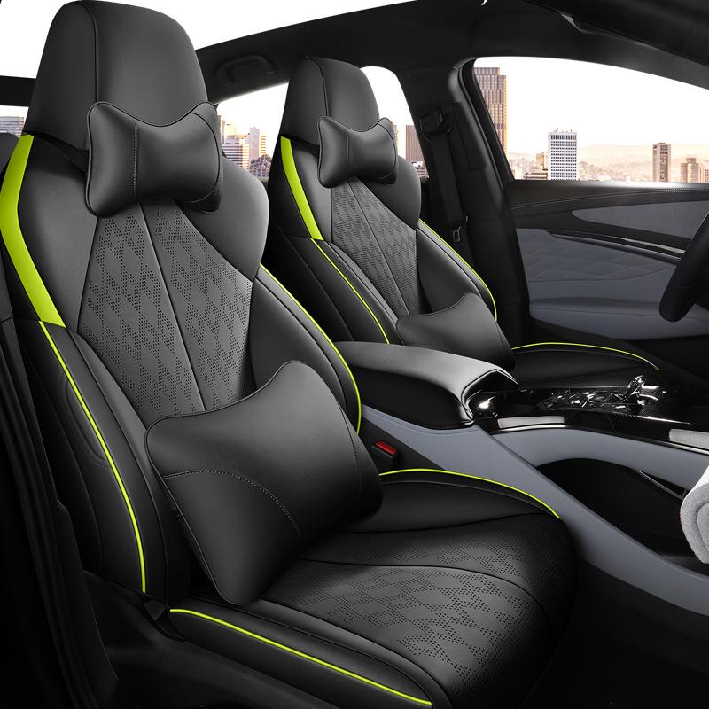 Чехол на сиденье BYD Seal: Перфорированная, Дышащая, Роскошная, Подушка-полупакет для всех сезонов.