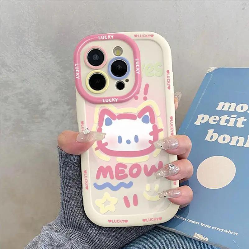 Чехол для Realme C67 C65 C63 C61 C55 C53 C51 C35 C33 C30S C25Y C21Y C20 12 Pro Plus чехол Милая толстая утка Кошка Цветок