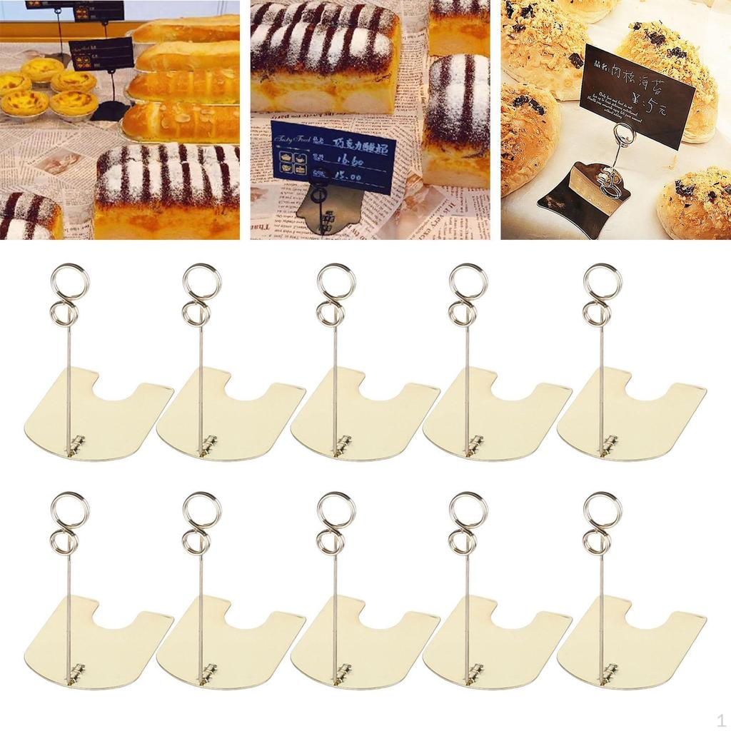 10 шт. держателей для карточек с номером стола, подставка для вывесок, зажимы для меню