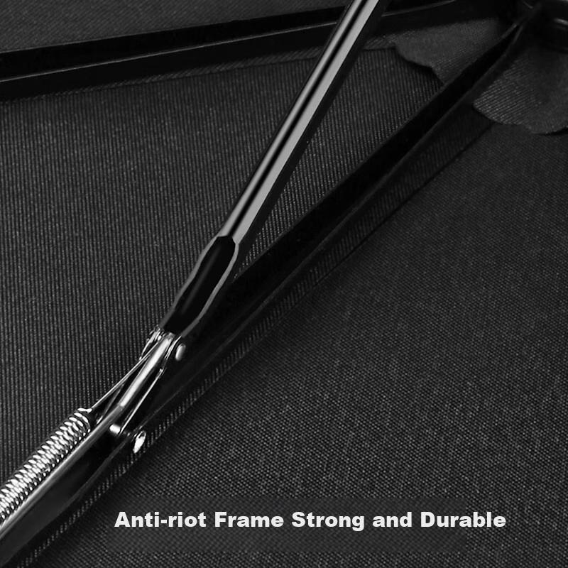 Automatic Umbrella, Foldable Sun And Rain Umbrella, Large Size, Dual-Use for Sun And Rain, Double-Person Storm Umbrella, Three-Fold Lightweight