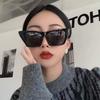 Новые модные солнцезащитные очки «кошачий глаз» в минималистичном стиле, дополняющие персонализированные образы и очки для уличной фотографии 97086