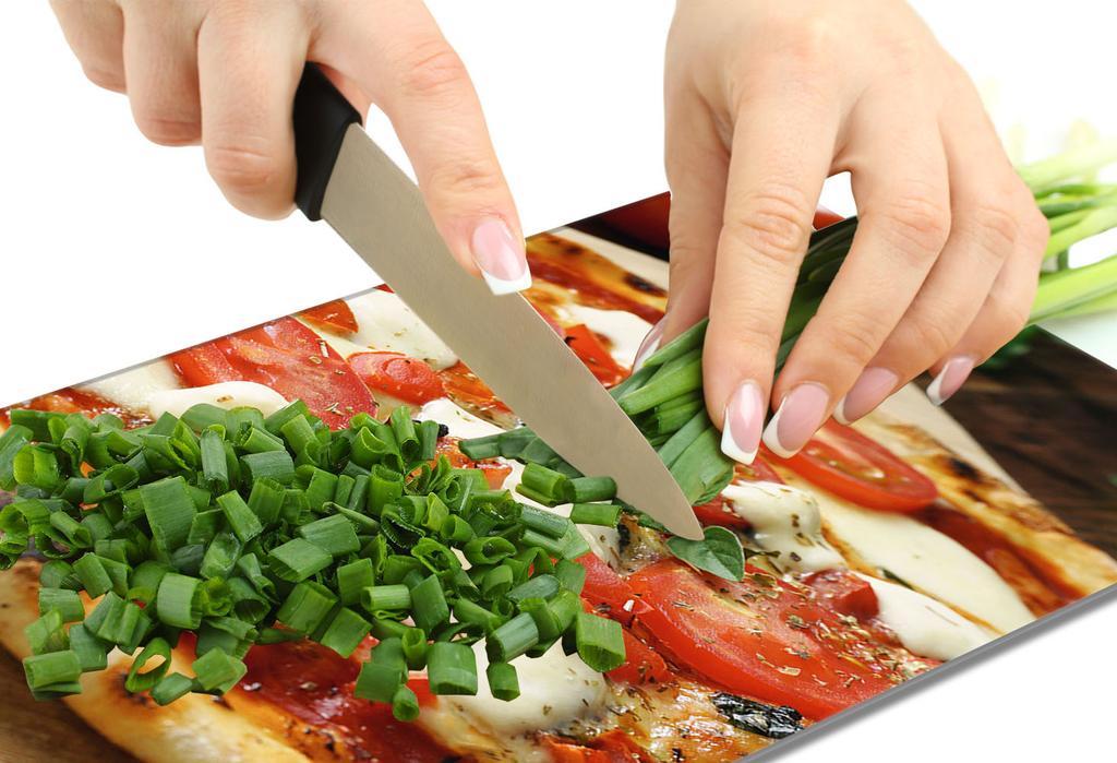 SZKLANA DESKA DO KROJENIA 30x52 Pizza