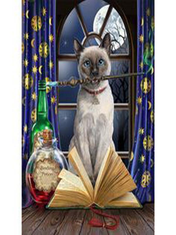 DIY алмазная живопись животное вышивка крестом ремесло полная круглая дрель кошка мозаика Алмазная вышивка домашний декор стены