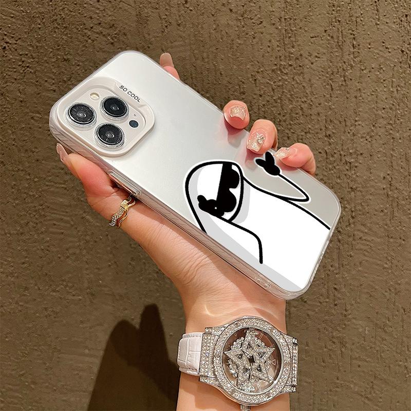 Silicone Case For Oppo A60 A18 A58 A78 A79 iPhone 17 16 15 14 13 12 11 Samsung A06 A16 A26 A36 A56 Cover DIY Painted Cartoon Shockproof Phone Bumper