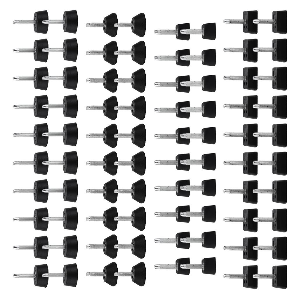 80Pcs High Heel Tip TPU Polyurethane Iron Mute Convenient Comfortable Shoes Repairing Accessories