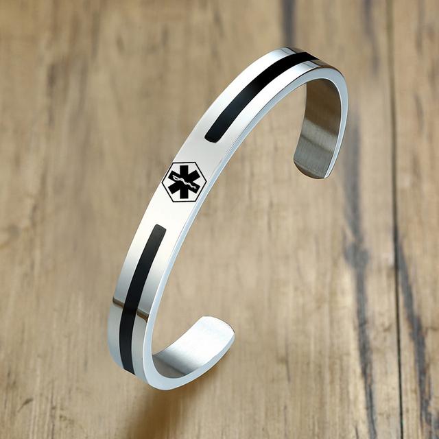 8 мм простые мужские браслеты со звездой Давида на заказ Дракон Скорпион Нержавеющая сталь эмалированные браслеты-манжеты ювелирные изделия для папы бойфренда подарок
