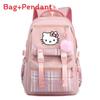 Школьный рюкзак Hello Kitty для девочек и мальчиков в городском минималистичном стиле с системой вентиляции для путешествий