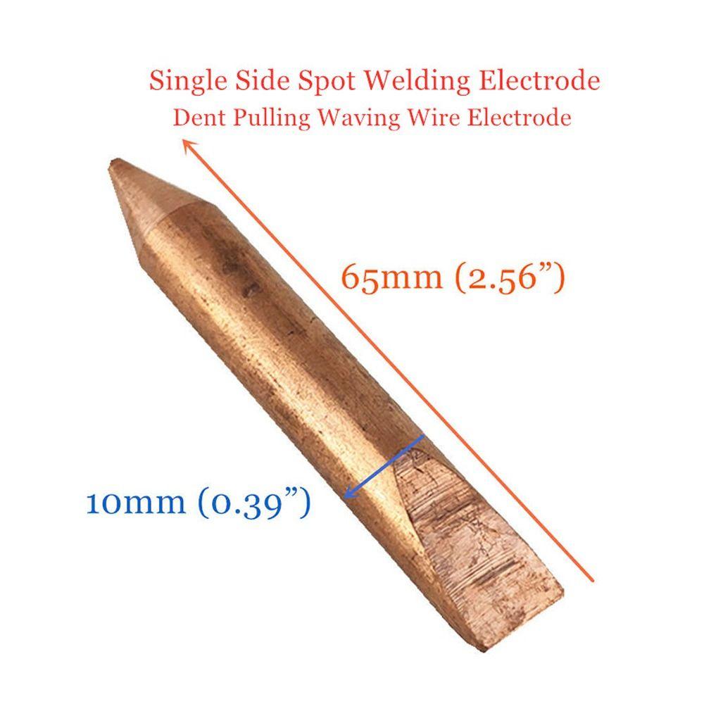 Медная шпилька для точечной сварки, наконечники для точечной сварки с острой головкой, сменный электрод, стержень, ремонт листового металла