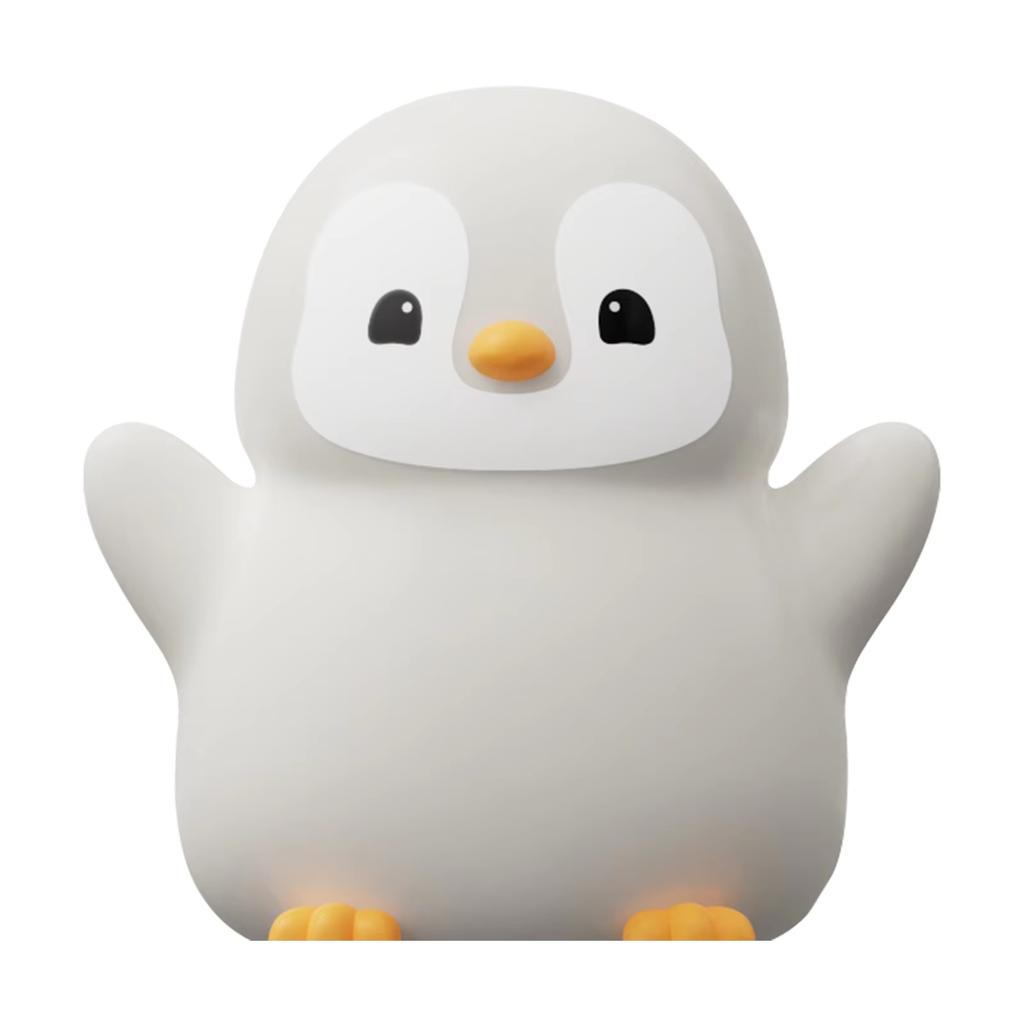 Novelty Penguin Nursery Night Light For Kids Room Rechargeable Sleeping Beside Night Lamp For Breastfeeding Toddler Decoration