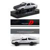 1/32 Toyota  AE86 Toy Car Diecast Miniature Model Pull Back Sound Light Doors Openable Educational Collection Gift Kids A151