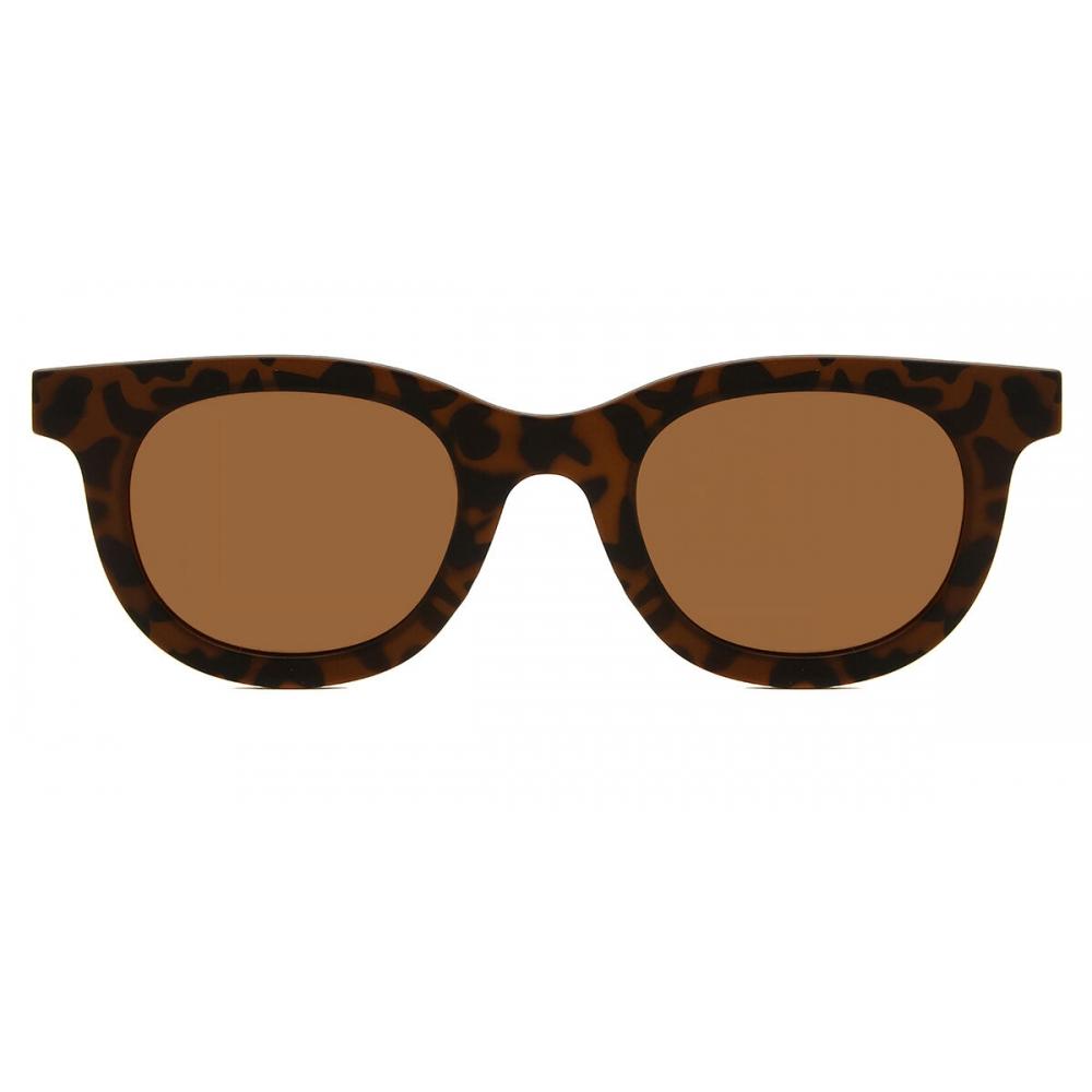 Солнцезащитные очки с оправой в виде овальной матовой черепахи Smartbuy collectioniOn Druce Clip On Only Polarized Clip Trc 29b 4 fashiOn Women