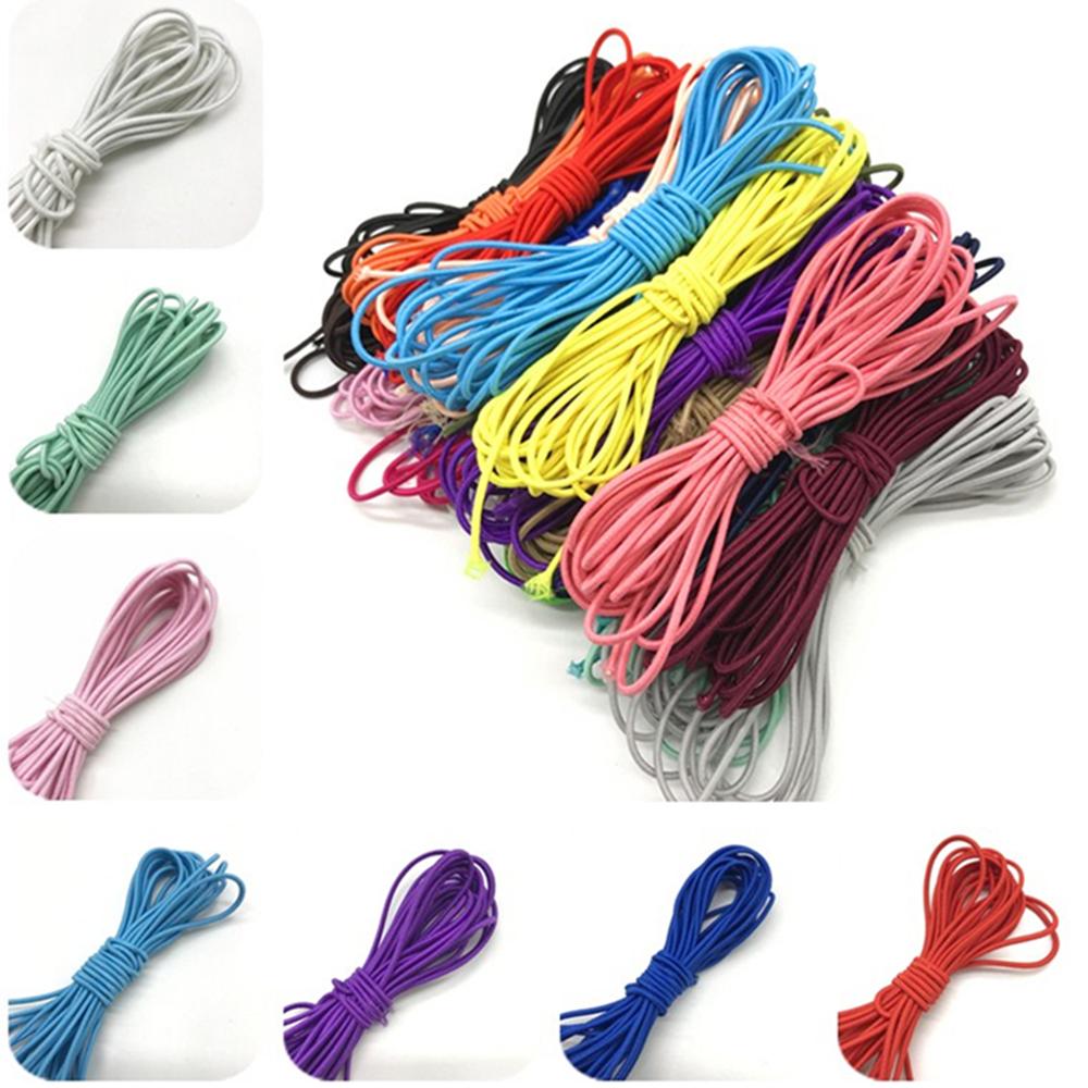 10 м цветная тонкая эластичная лента 2,8 мм круглая веревка резиновая лента эластичная лента эластичная линия