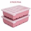 Multi Size Silicone Ice Cube Tray With Lid 13 Cavity Stackable Ice Maker Mold For Whiskey Cocktail And Fruit Drinks