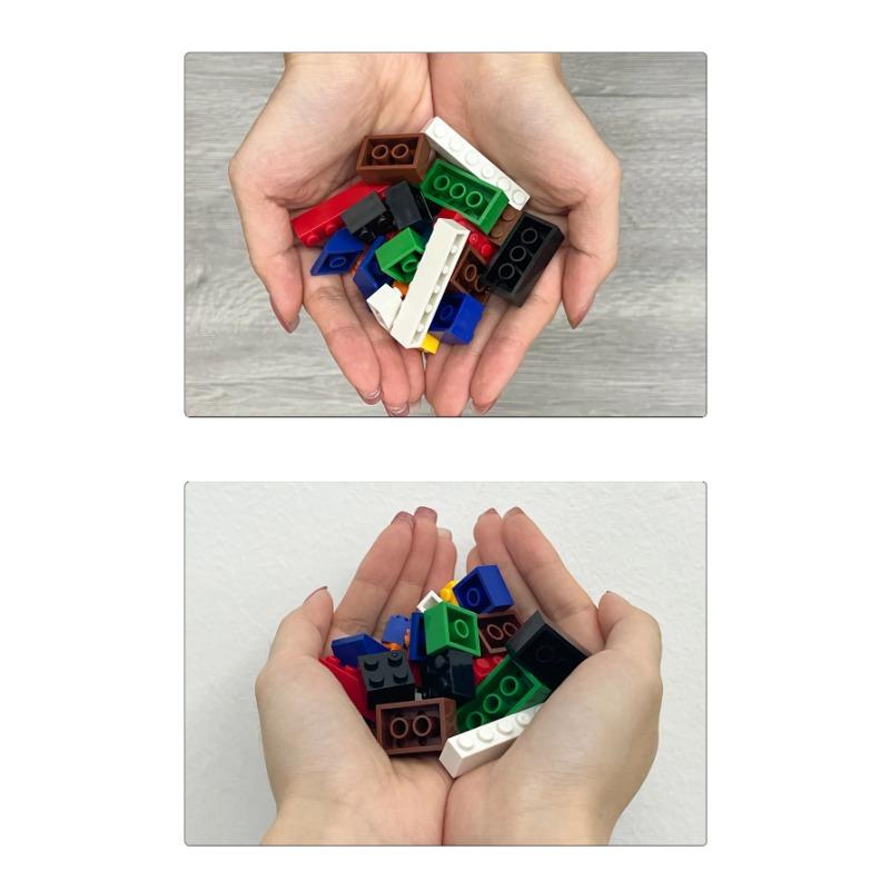 Small Particles Of Multi-Color Plastic Building Blocks To Build Compatible Lego Toy Creative Diy Puzzle Bulk Building Blocks