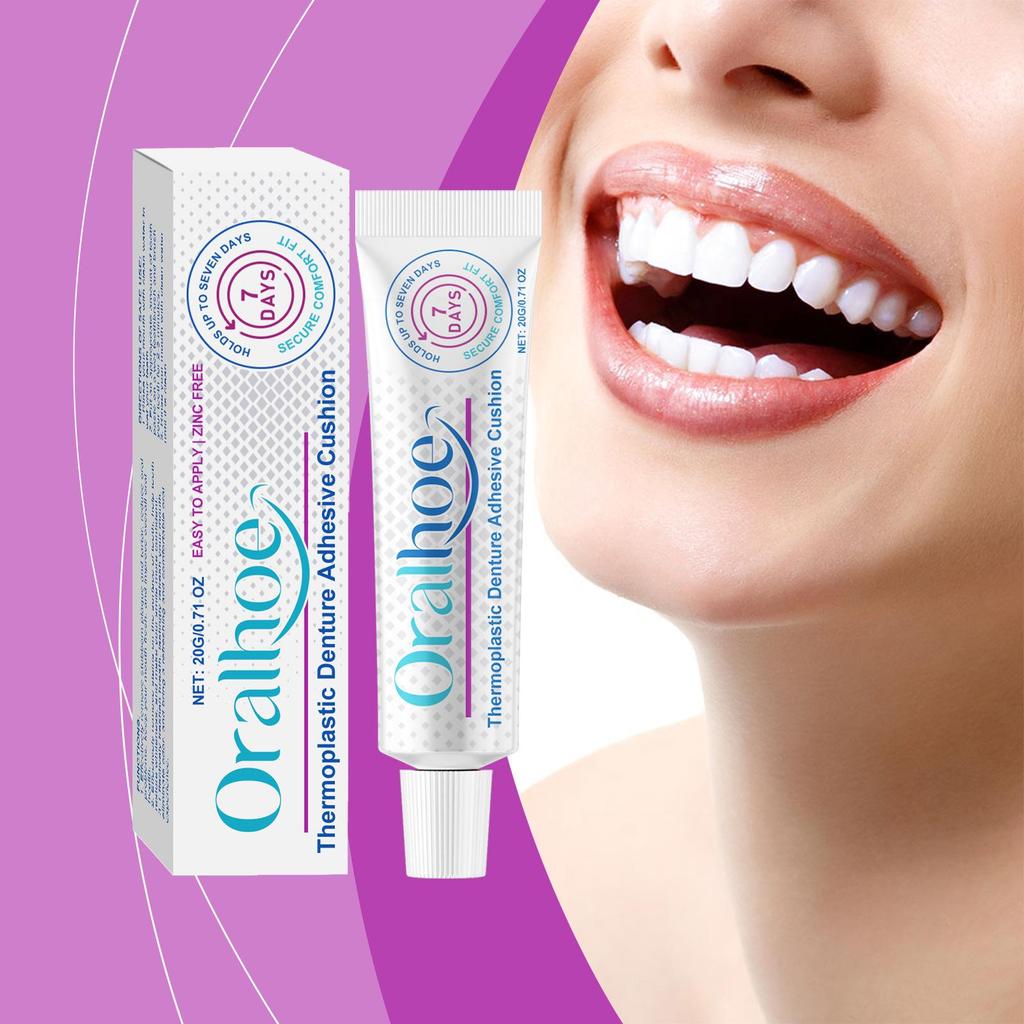 ORALHOE Стоматологический клей для протезов для повышенного комфорта и ухода за деснами