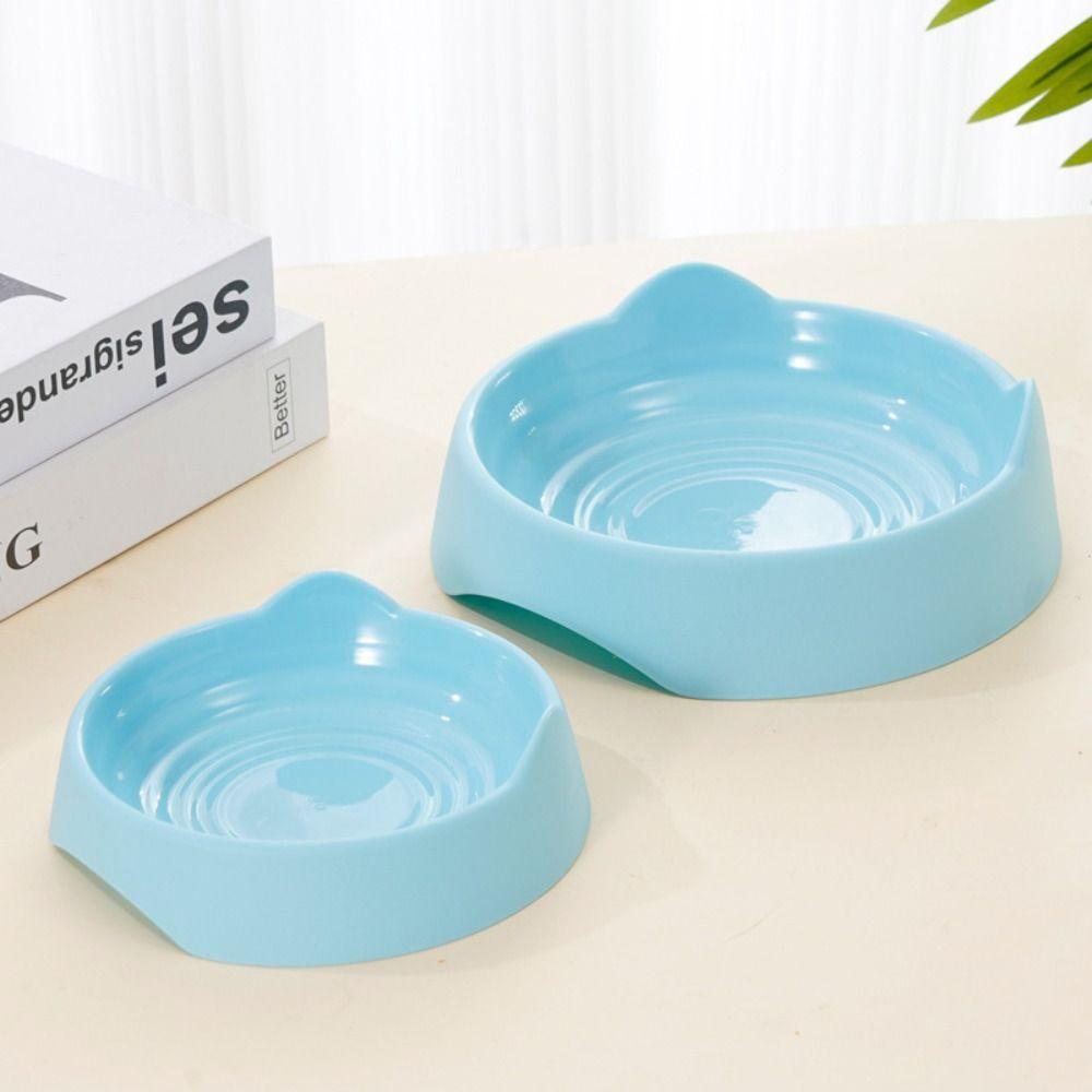 Большая емкость для воды для собак, миска для кормления, однотонные принадлежности для животных, практичный контейнер для еды для котят