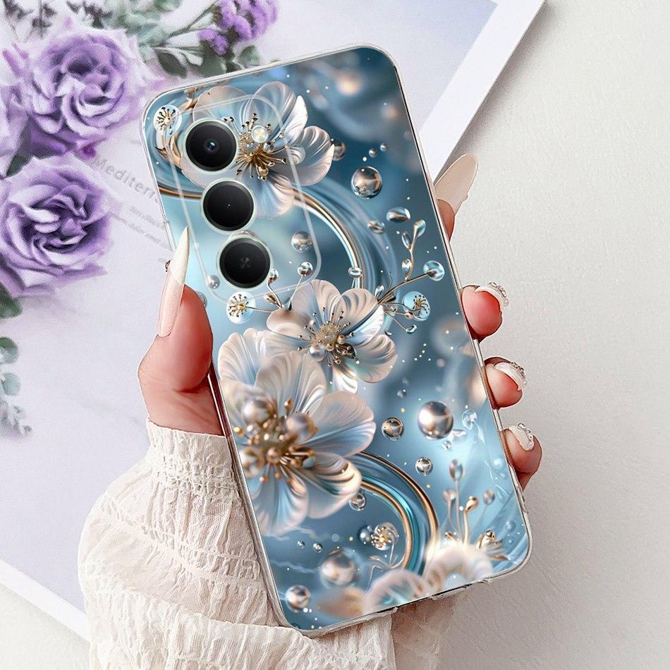 For Xiaomi Redmi 15 5G Note 15R Elegant Floral Butterfly Phone Case For Redmi Note15R Redmi15 5G Soft Silicone TPU Cases