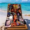 2pac Theme Beach Towel Soft Durable Quick-Dry Comfortable Lightweight Suitable for Sports, Travel, Swimming, Yoga, Bathroom, Beach, And Pool