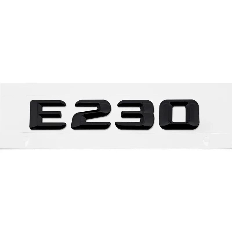 Car Tail Letter Number Emblem Sticker Rear Trunk Badge Decal for Mercedes Benz E Class E53 E55 E63 E200 E220 E230 E240 E250 E260 AX1 