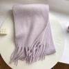 Soft Long Tassel Scarves Warm Fringed Shawls Wrap Winter Cashmere Scarf  Girls
