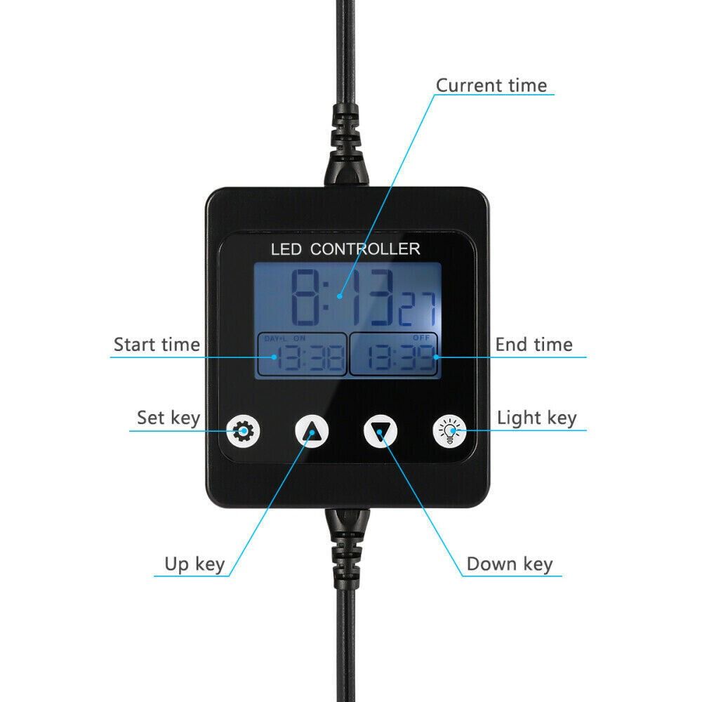 Dimming System Aquariums Decor For Fish Tank Light Light Control Dimmer Controller LED Light Timer