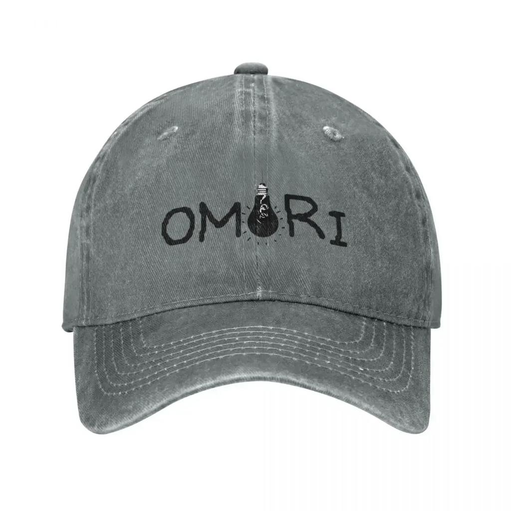 Мужчины Женщины Фанаты Игры Omori Кепки Винтажная Потертая Хлопковая Бейсболка Регулируемая