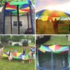 Kindergarten Rainbow Outdoor Camping Summer Sun Shelter Parachute Sport Toys Game Exercise