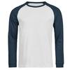 Tee Jays Unisex Adult Unlabeled Baseball T-Shirt