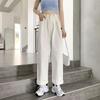 Spring Autumn Fashion All-match Women Wide Leg Straight Jeans High Waist Denim Pants Loose Trousers