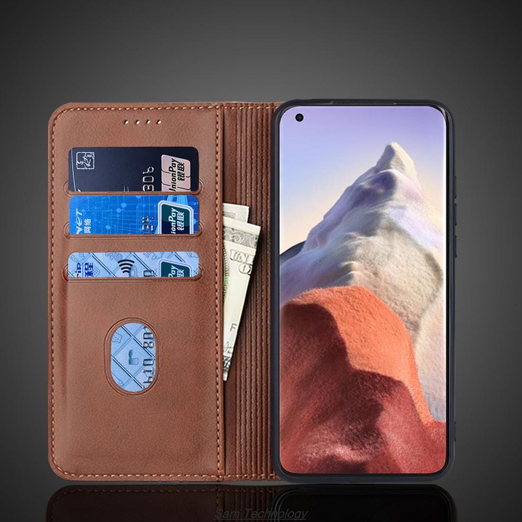 Кожаный чехол с магнитной застежкой для Xiaomi Mi 11 Ultra / Xiaomi 11 Ultra Кобура Чехол-книжка Чехол-кошелек Сумки для телефона Fundas Coque