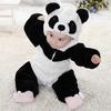 Newborn Toddler Baby Boy Girls Long Sleeve Hooded Zipper Panda Cartoon Warm Romper Jumpsuit Playsuit 0-3Y