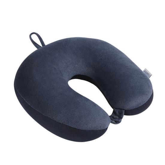 Подушка U-образной формы с эффектом памяти, толстая, эластичная, медленно отскакивающая, с подвесным кольцом, регулируемая подушка для шеи