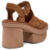 UGG Новые высоты Модные сандалии на одном ремешке Женские сандалии Коричневые 1167478-CHE