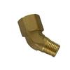 Круглый 1/8" 1/4" 3/8" NPT Внутренняя на Наружную Угольник 45 Градусов Латунный Блок Фитинг Трубный Соединитель Вода Газ Топливо