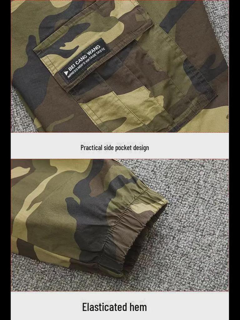 Мужская летняя эластичная рабочая одежда с длинными рукавами Beicangwang: Износостойкий, дышащий рабочий костюм для электросварки