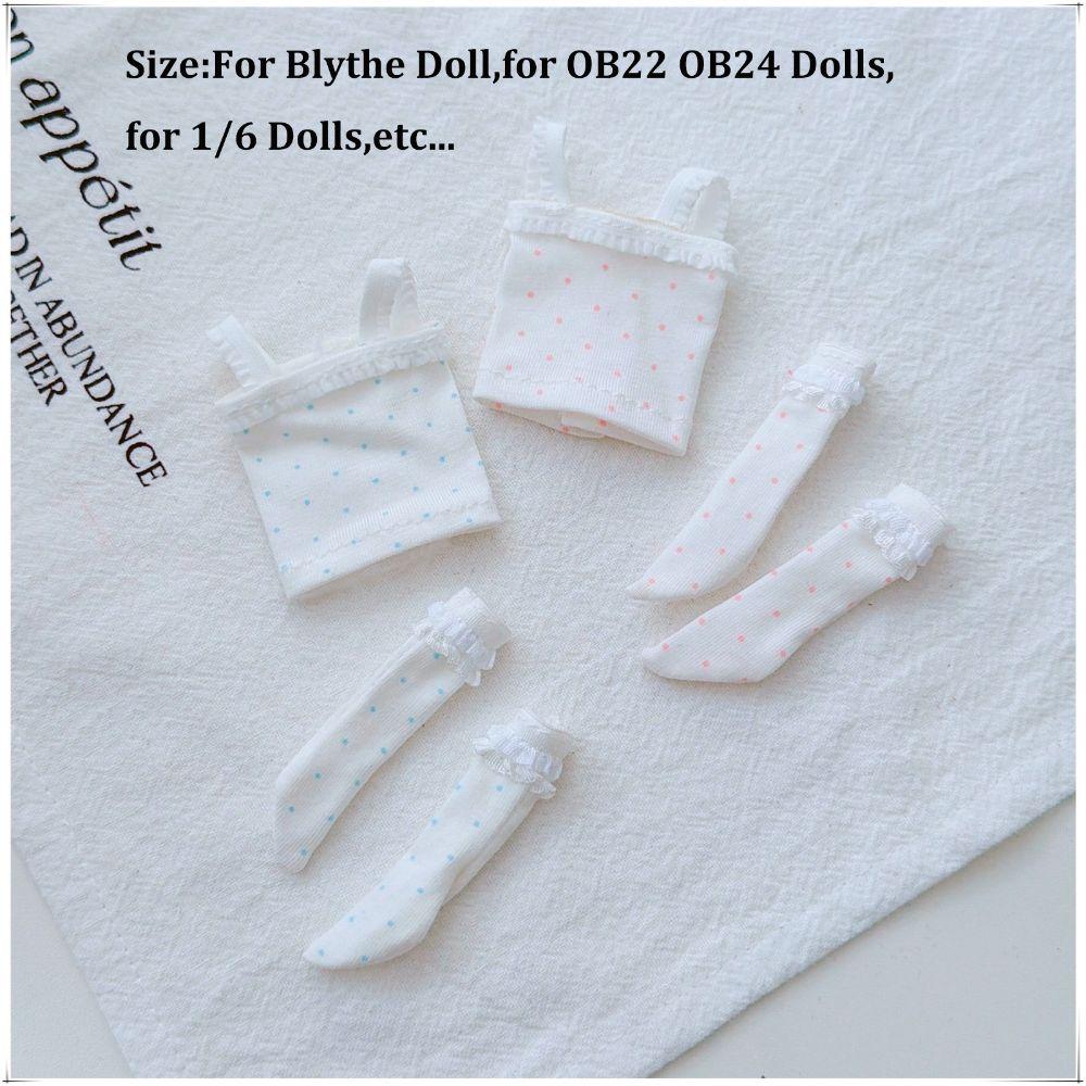 with Socks Sling Shirt  for Blyth Doll/for 1/6 BJD Doll/Fit for OB24 OB22 Dolls