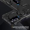 For Samsung Galaxy A15 4G/5G Magnetic Case Lens Kickstand PC+TPU Shockproof Phone Cover