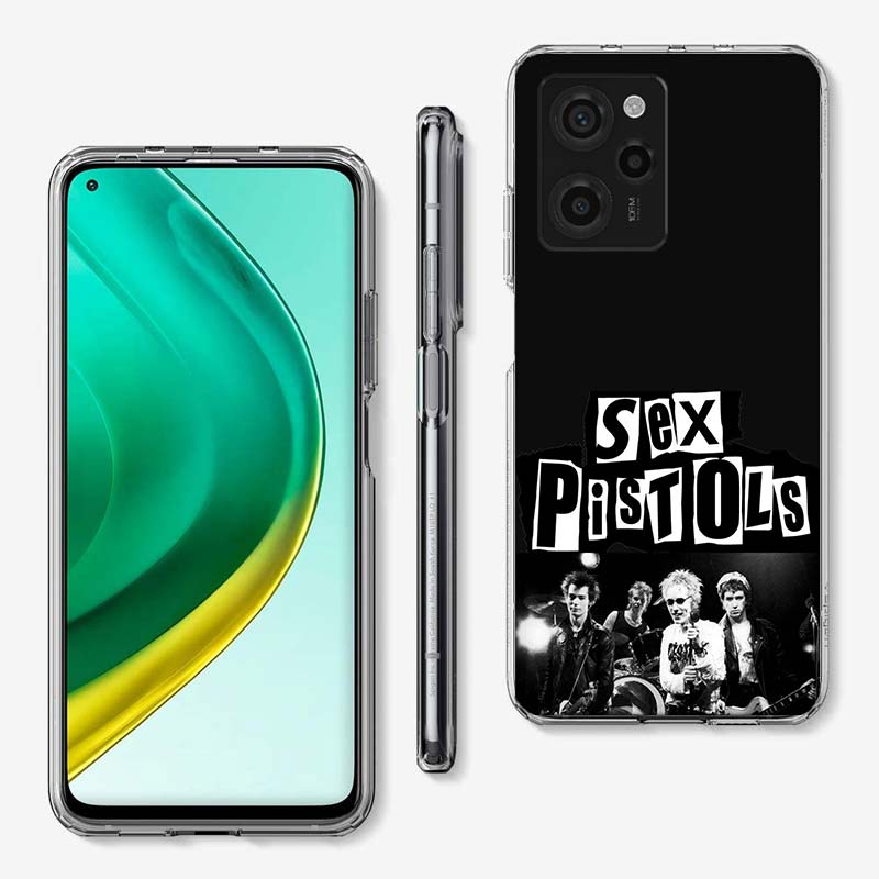 Панк-рок группа Sex Pistols Чехол для телефона Для Redmi 12 13C 12C 15C 15 9 Power 10 Prime+ 10C 10A 9T 9C 9i 9AT 9A Sport A5 K50 K30 60
