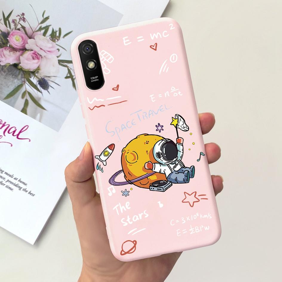 For Xiaomi Redmi 9A 9AT Case Lovely Astronaut Butterfly Soft Silicone Phone Back Cover For Xiaomi Redmi 9i Sport Redmi9a Hoesjes