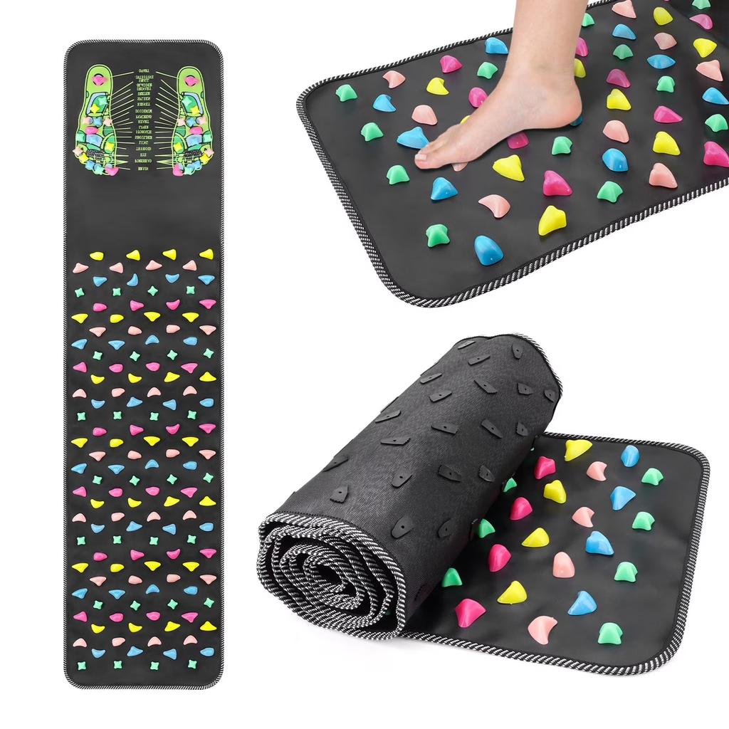 Foot Pressure, Foot Pressure Points, 2 In 1 Foot Massager Pad, Dismountable Acupressure Mats, Acupressure Tool For Relaxation