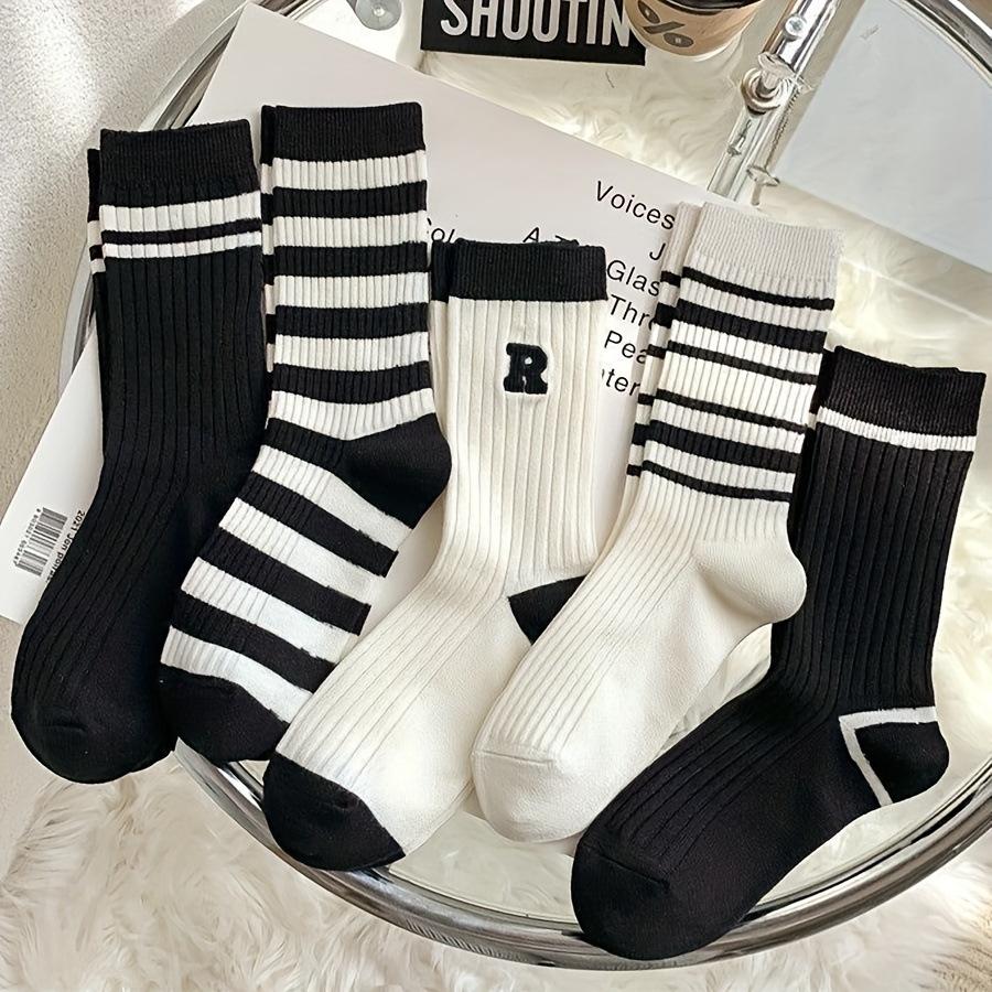 BMW Women's socks, suitable for spring, autumn, and winter. mid-calf length, thin style, ideal for students. japanese-inspired, trendy
