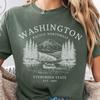 Футболка штата Вашингтон, футболка Pacific Northwest Comfort Colors, унисекс